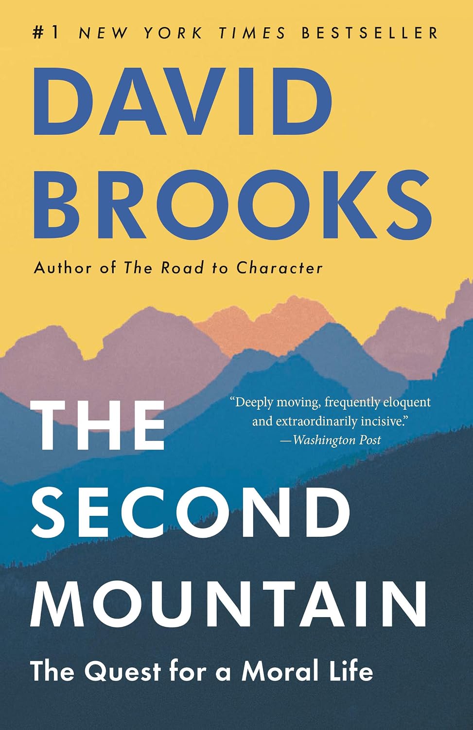 The Second Mountain by David Brooks book cover