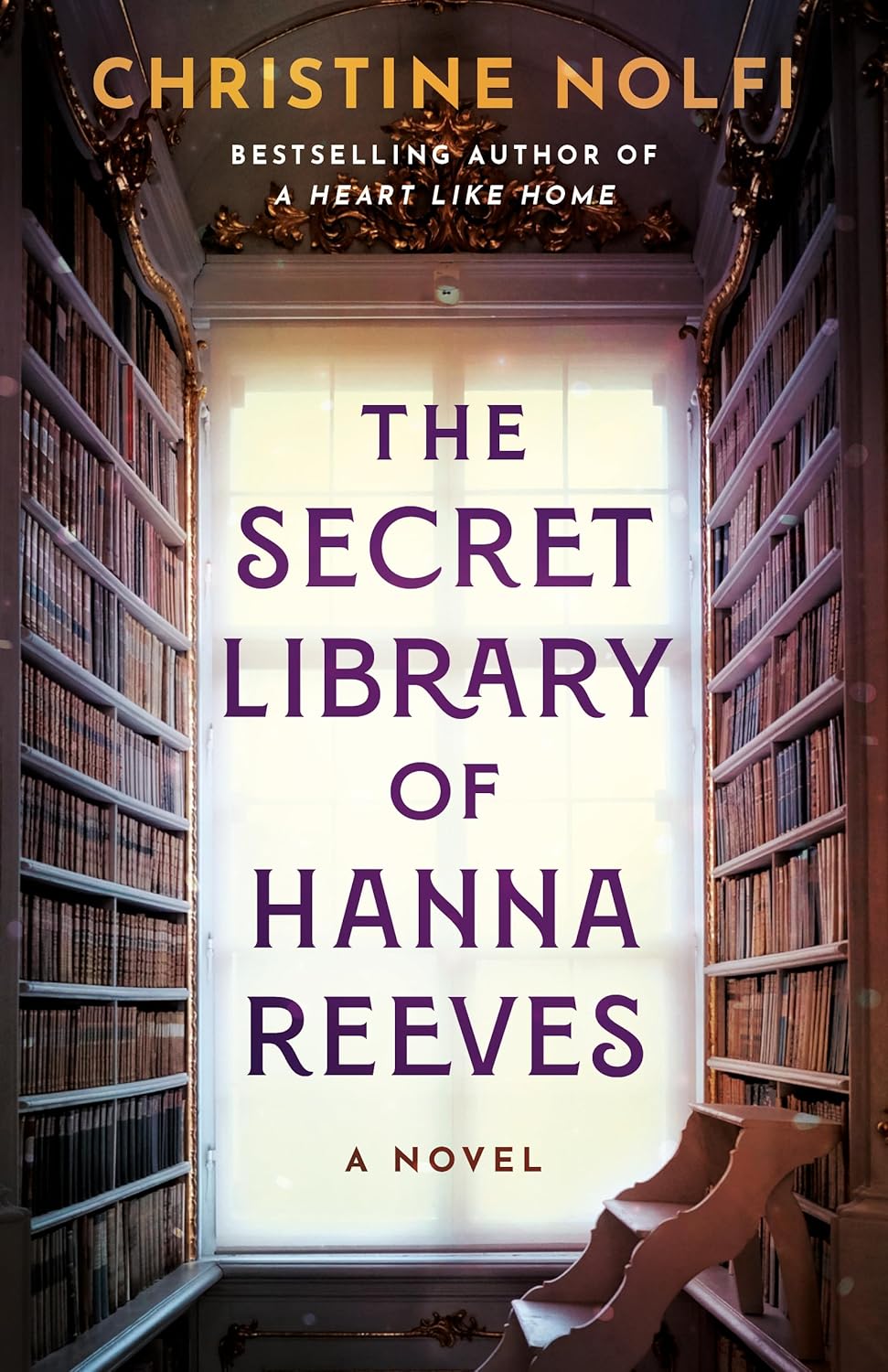 The Secret Library of Hanna Reeves by Christine Nolfi book cover
