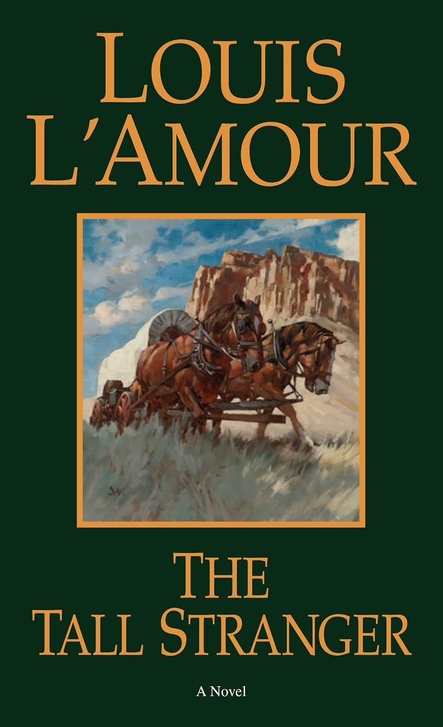 The Tall Stranger by Louis L’Amour book cover