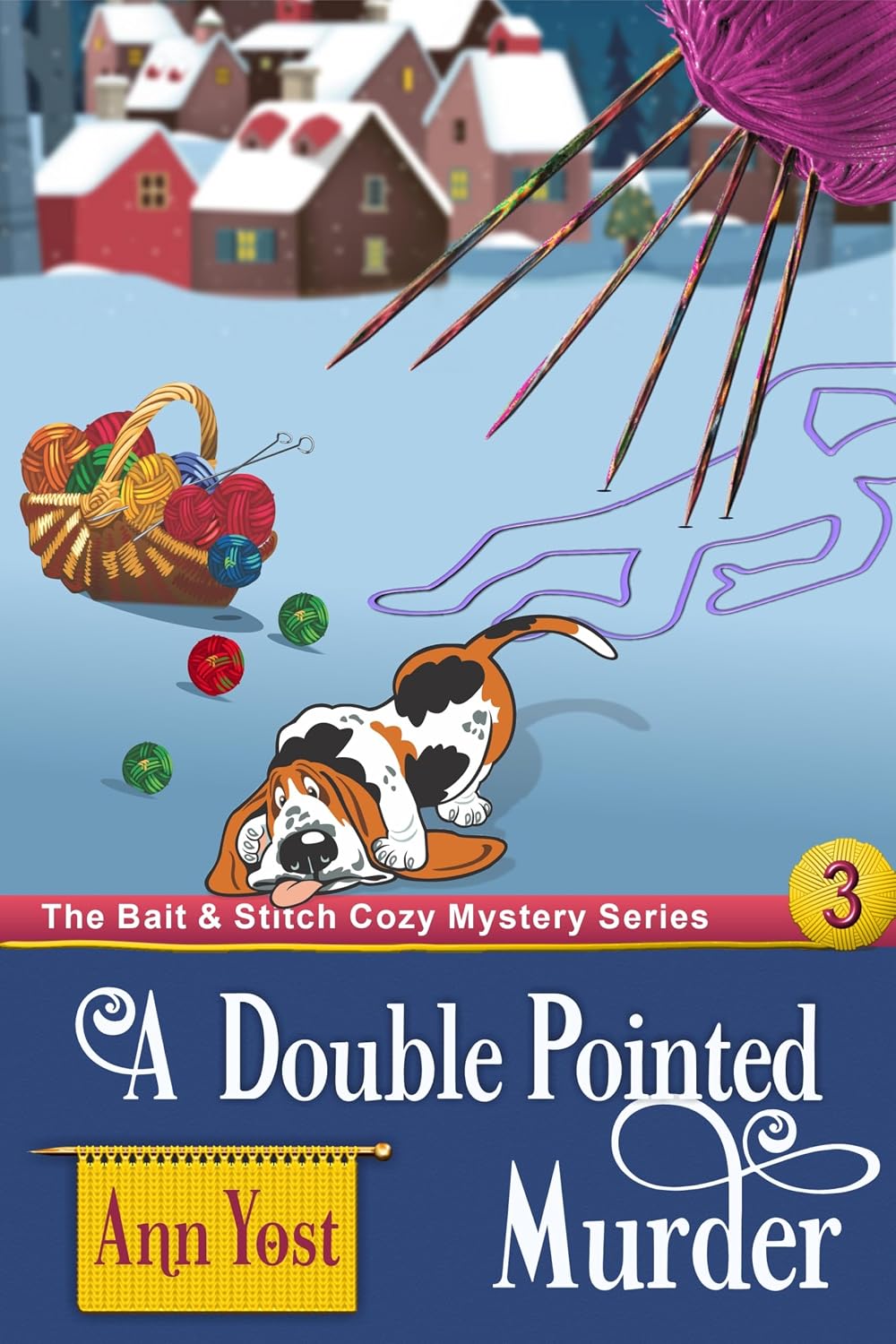 A Double Pointed Murder by Ann Yost book cover