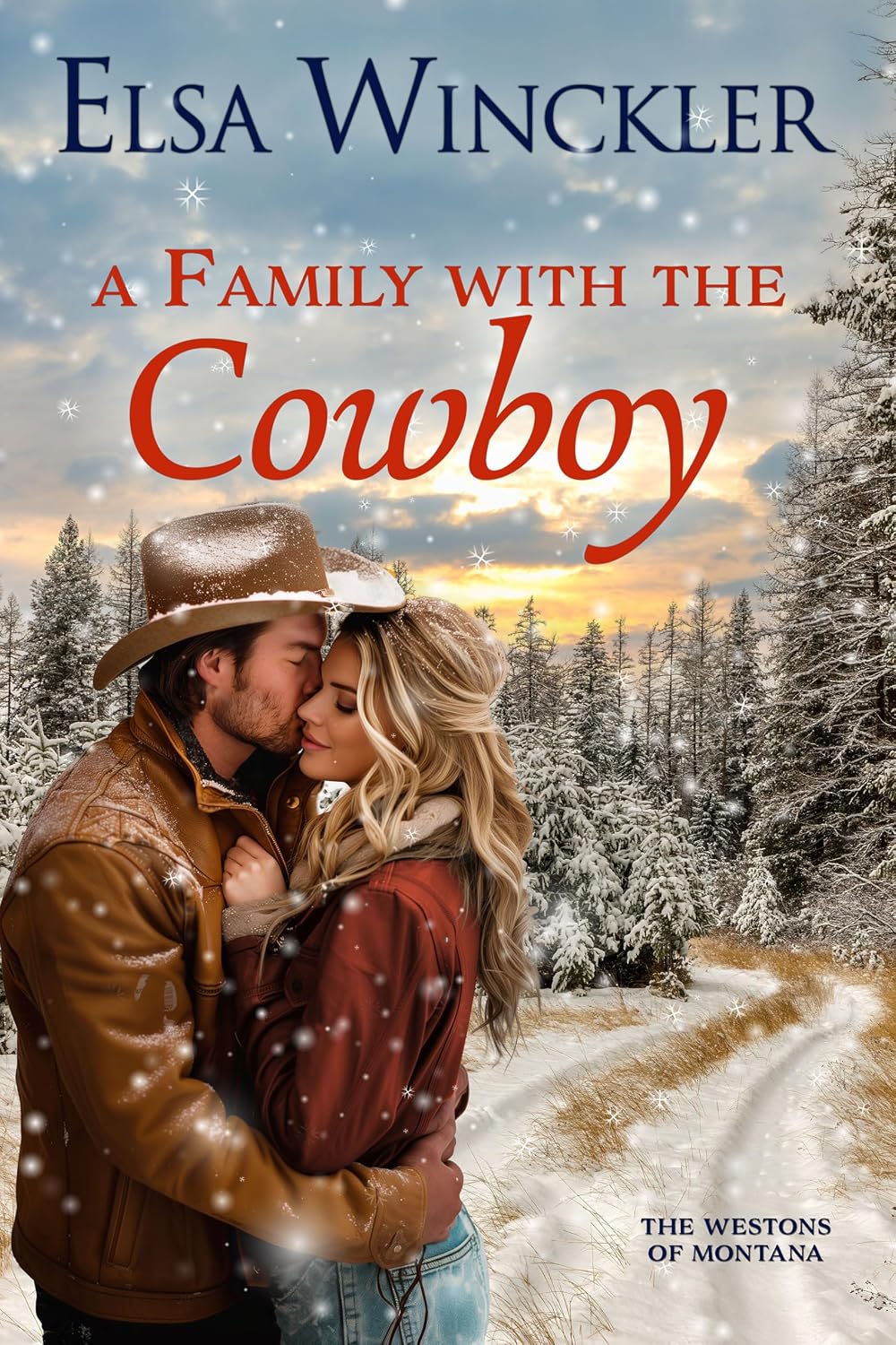 A Family with the Cowboy by Elsa Winckler book cover