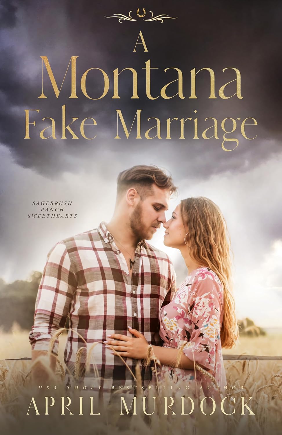 A Montana Fake Marriage by April Murdock book cover