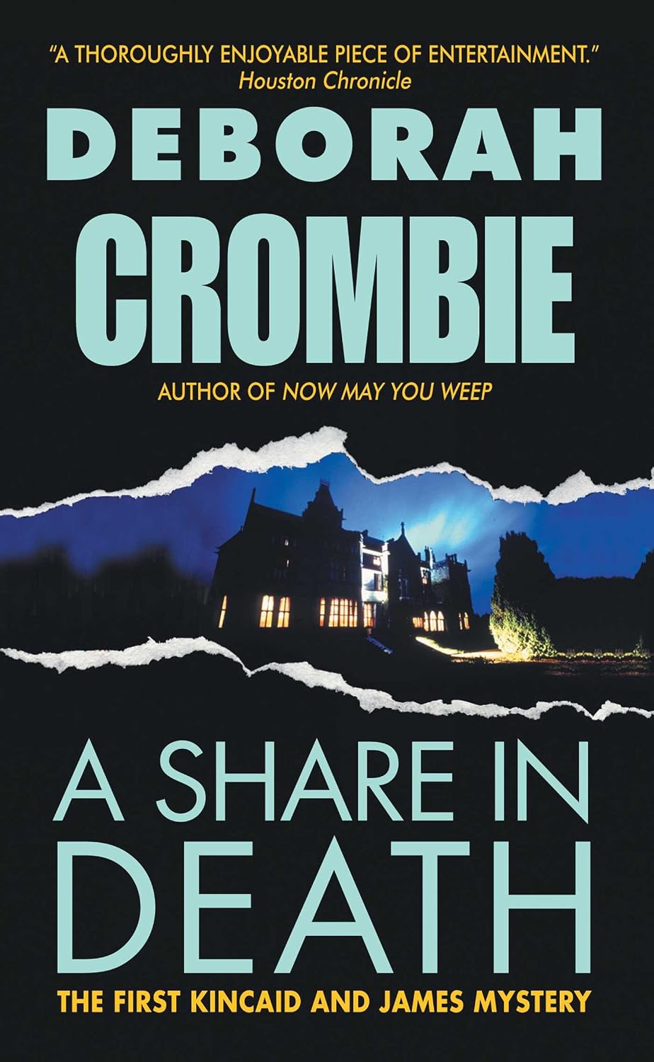 A Share in Death by Deborah Crombie book cover