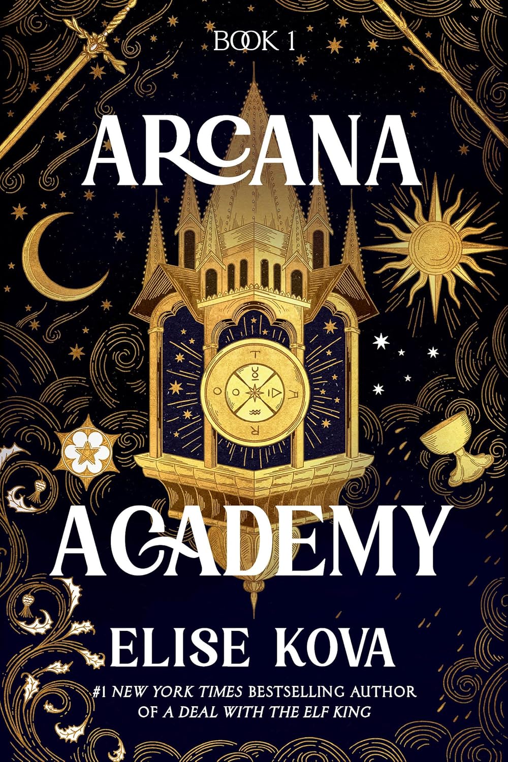 Arcana Academy by Elise Kova book cover