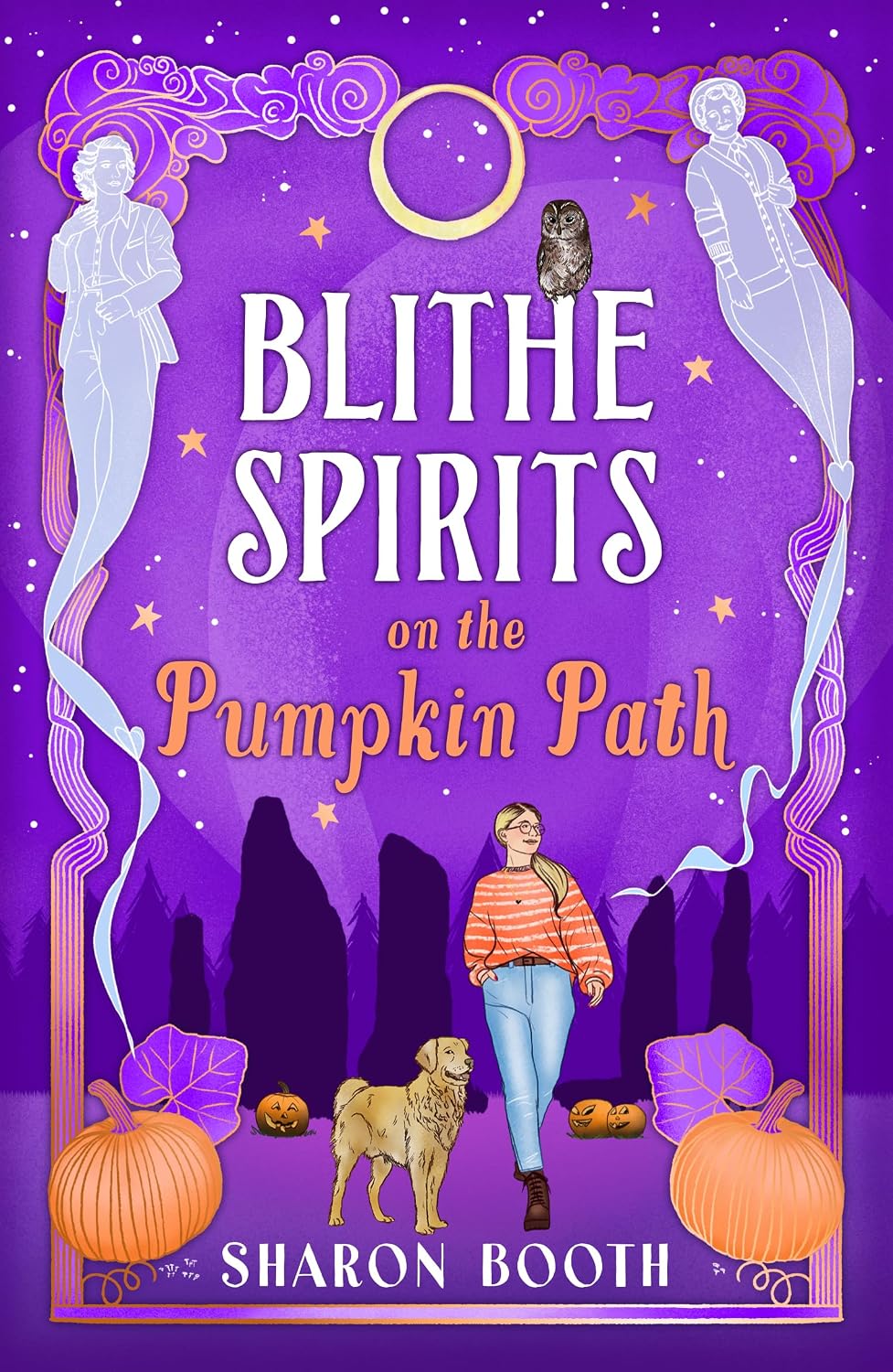Blithe Spirits on the Pumpkin Path by Sharon Booth book cover
