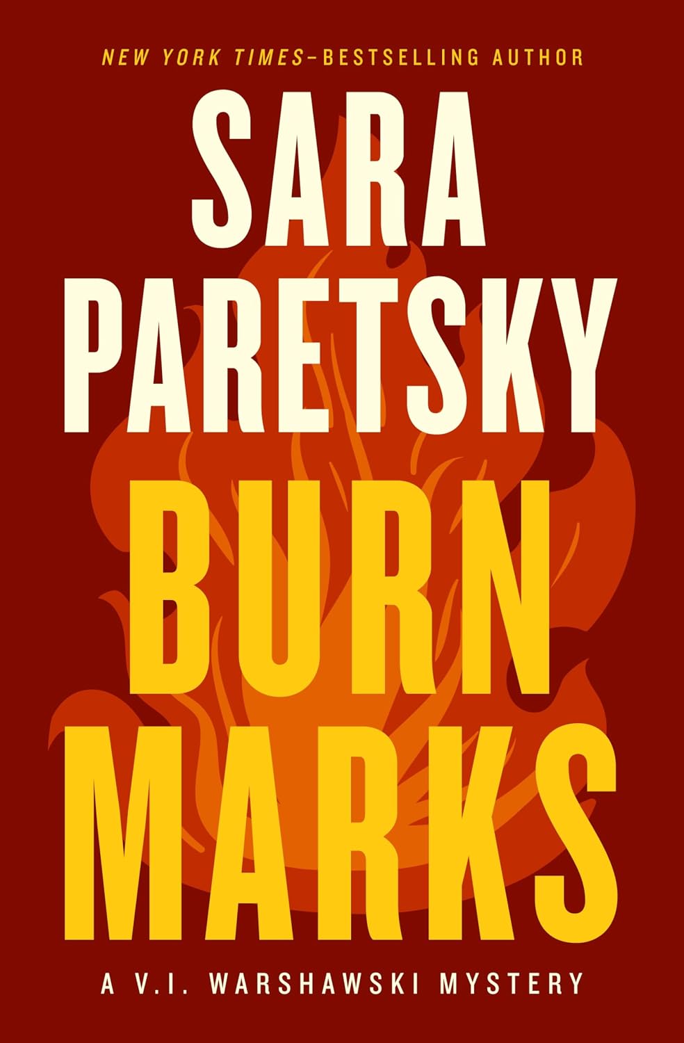 Burn Marks by Sara Paretsky book cover