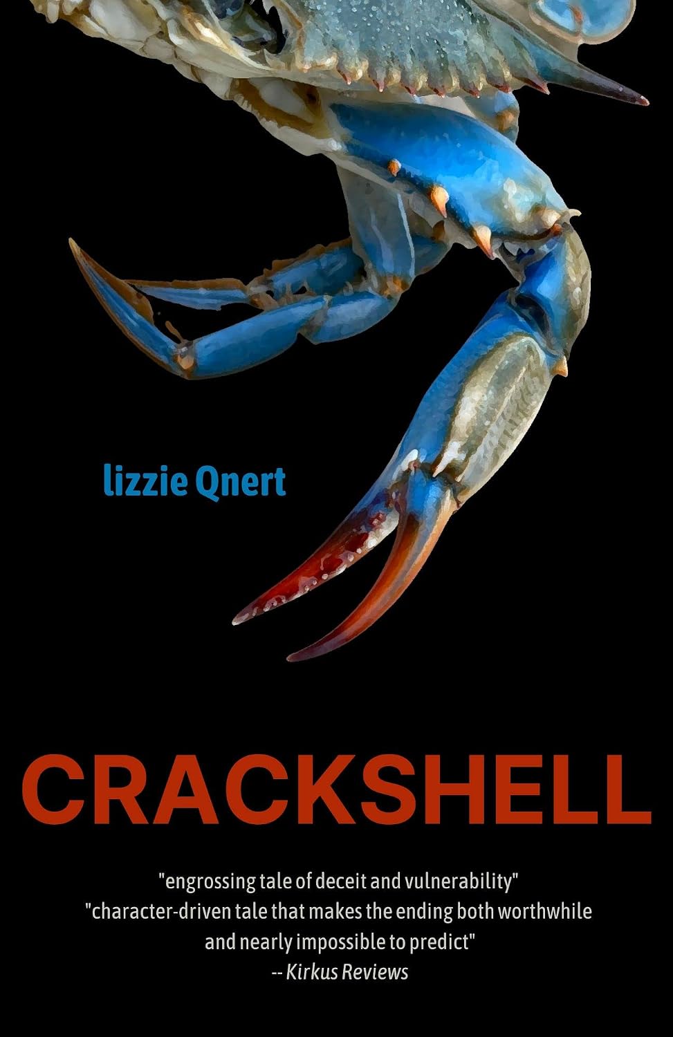 Crackshell by lizzie Qnert book cover