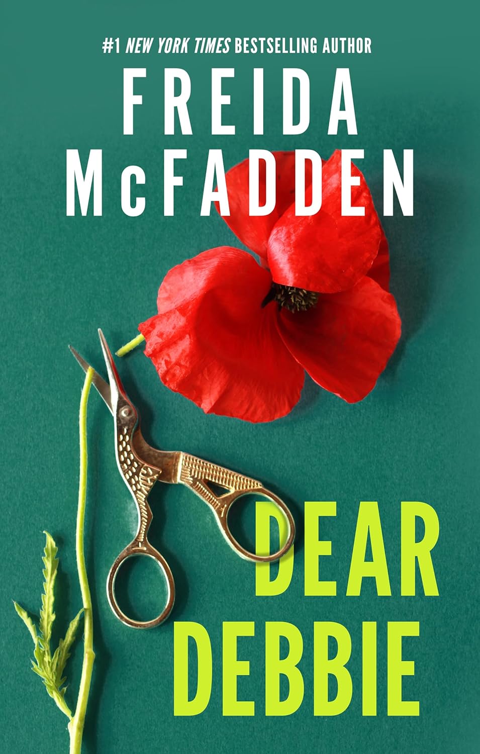 Dear Debbie by Freida McFadden book cover