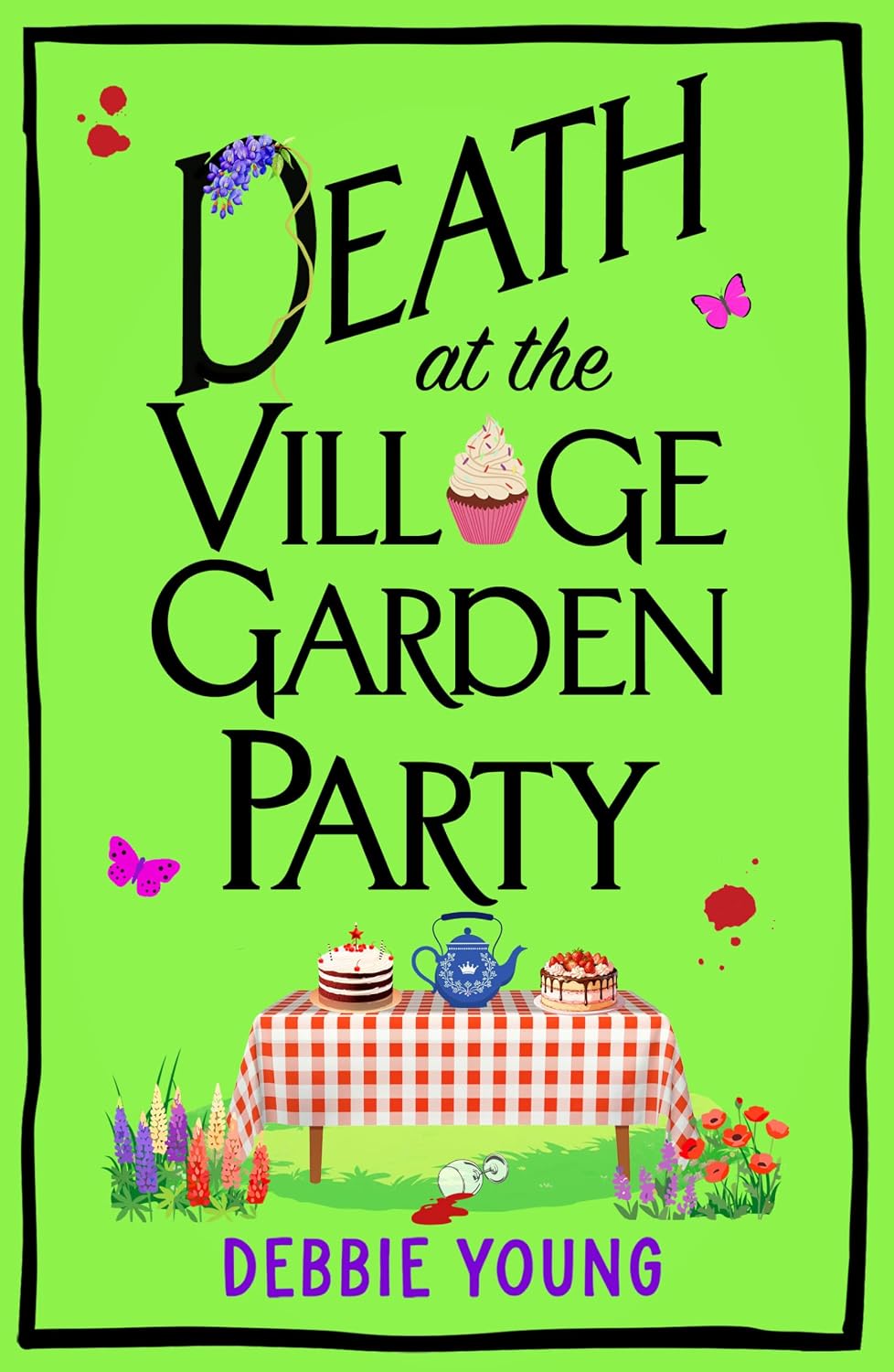 Death at the Village Garden Party by Debbie Young book cover