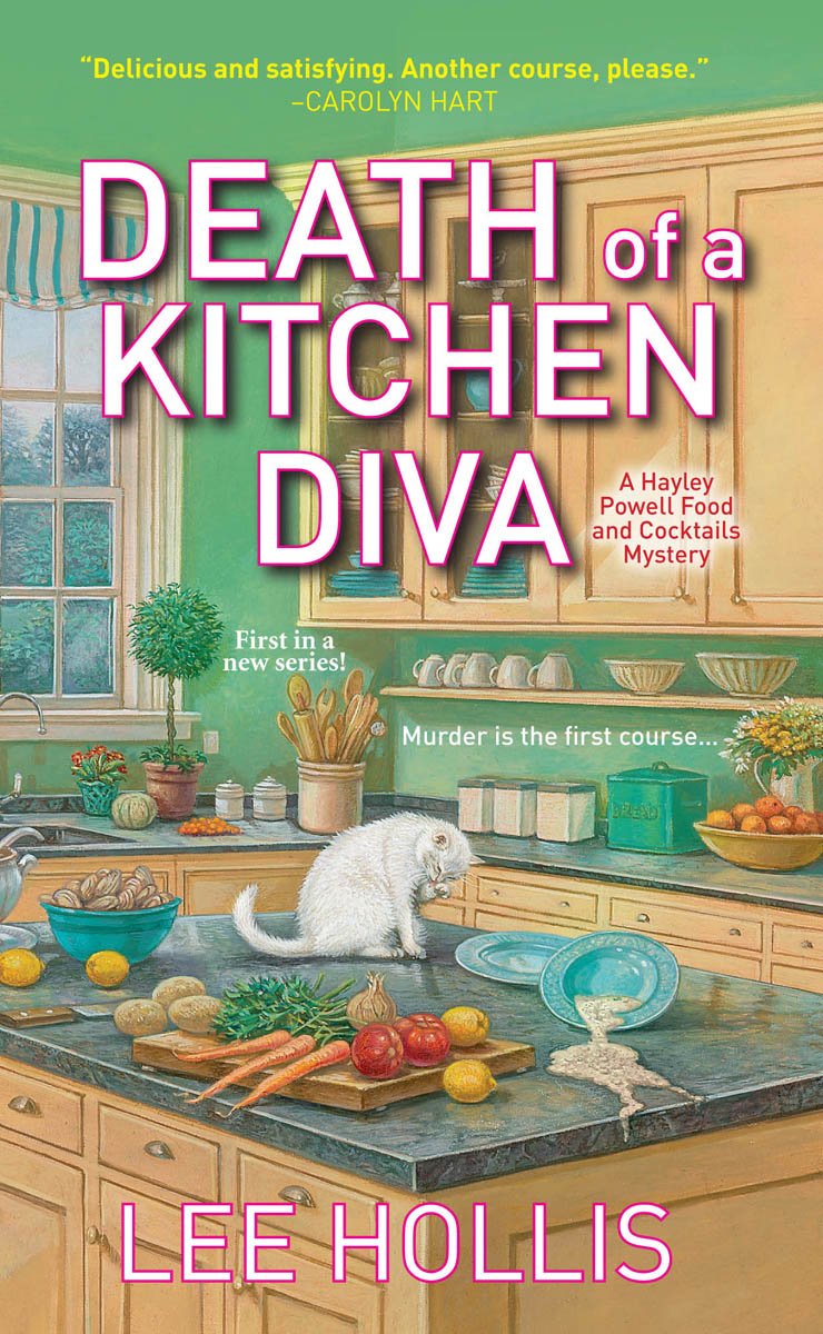 Death of a Kitchen Diva by Lee Hollis book cover