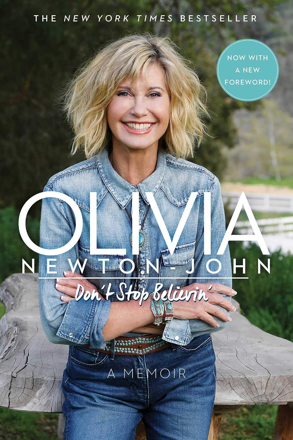 Don’t Stop Believin’ by Olivia Newton-John book cover