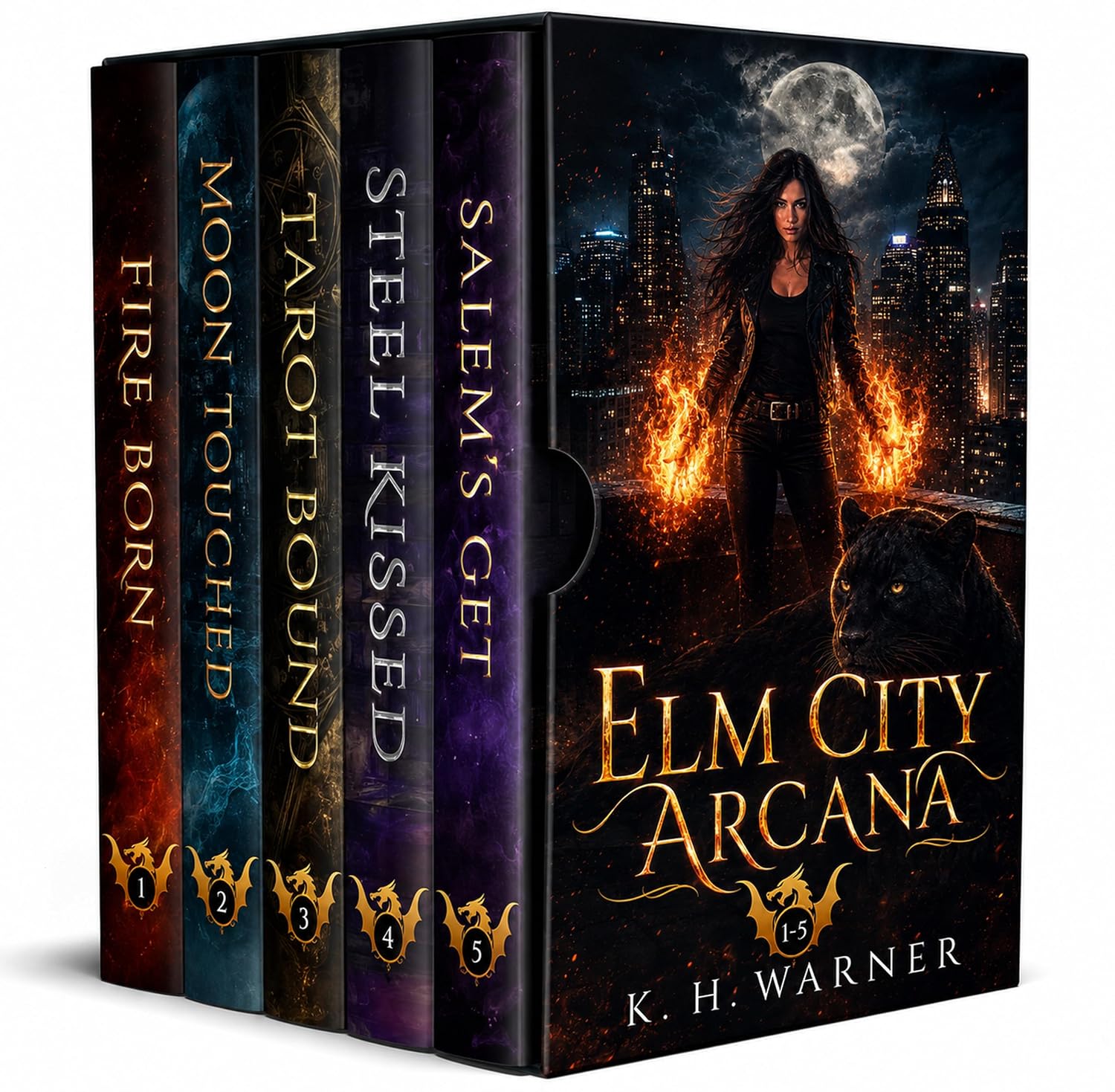 Elm City Arcana (Books 1–5) by Ken Warner book cover