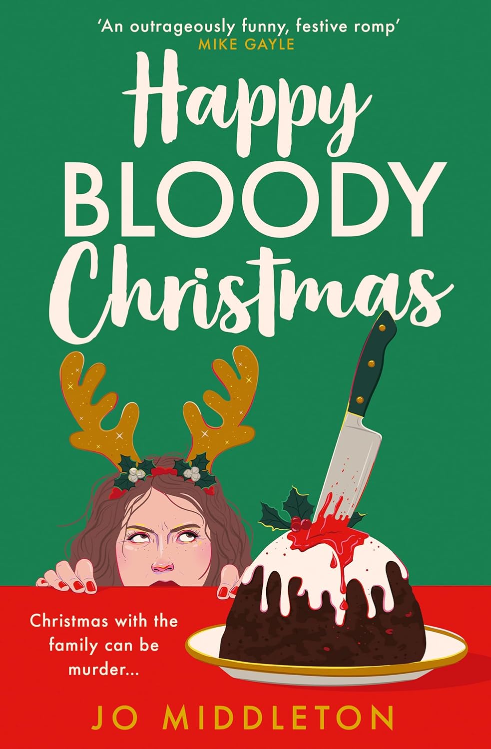 Happy Bloody Christmas by Jo Middleton book cover
