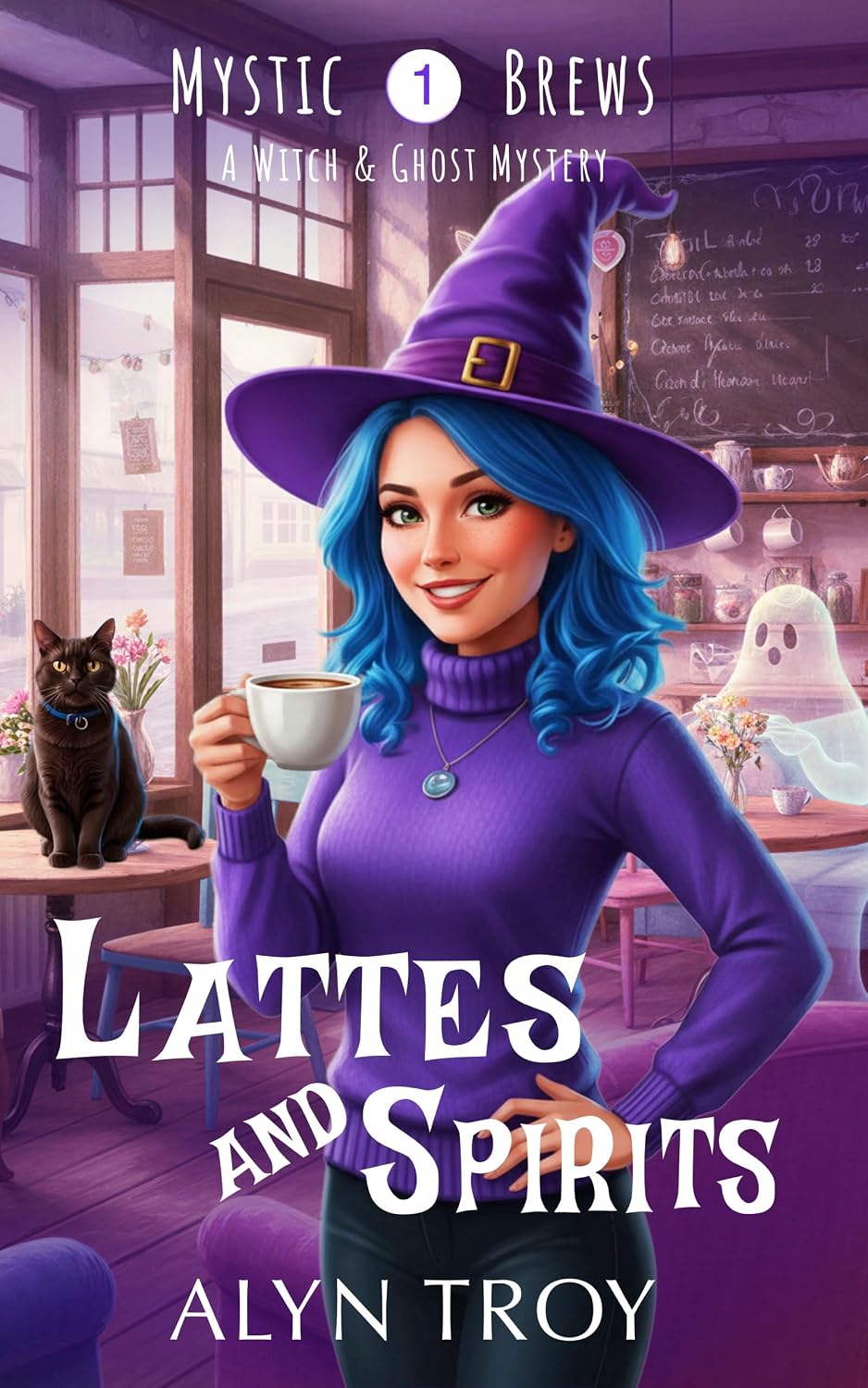 Lattes and Spirits by Alyn Troy book cover