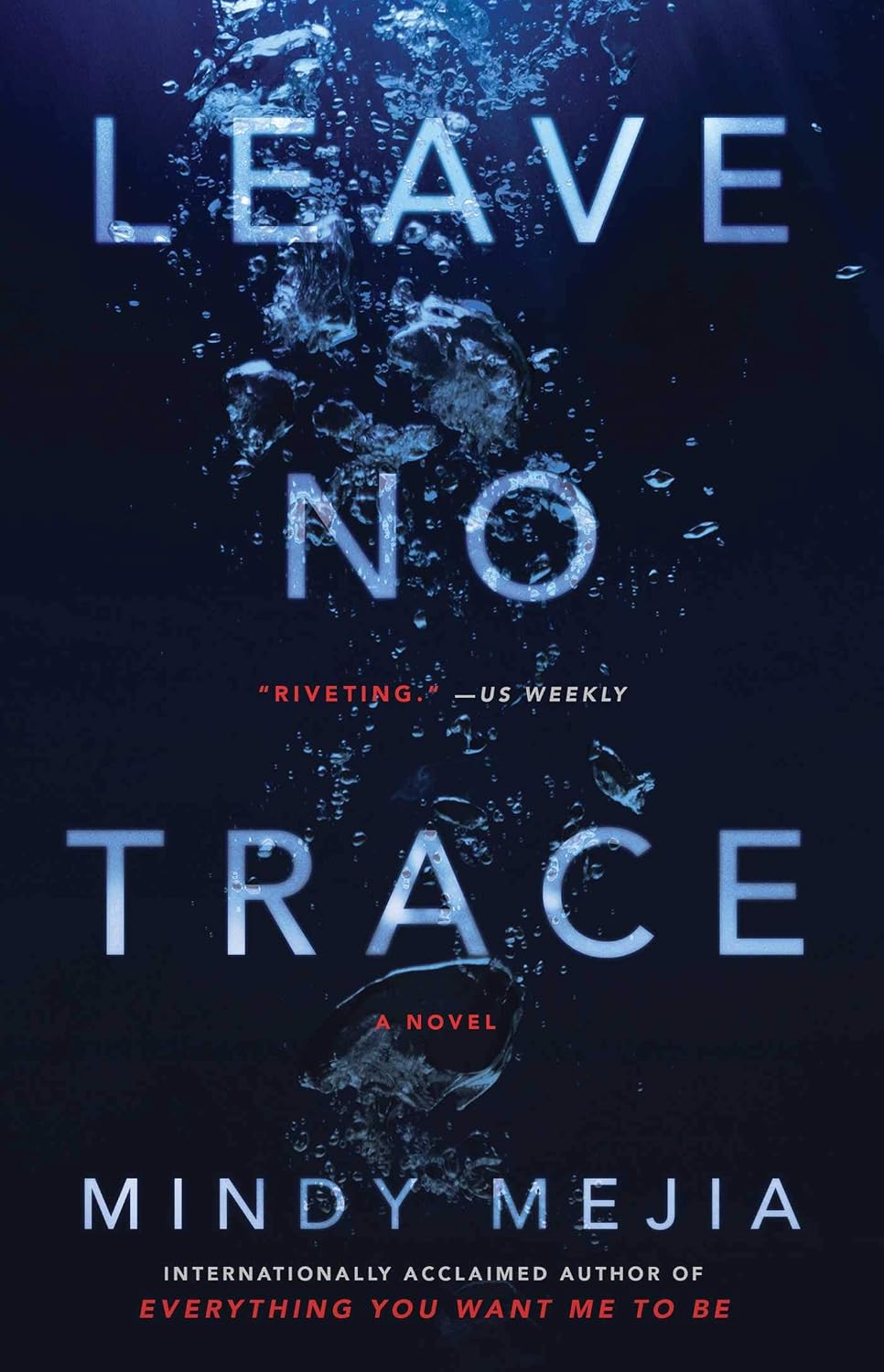 Leave No Trace by Mindy Mejia book cover