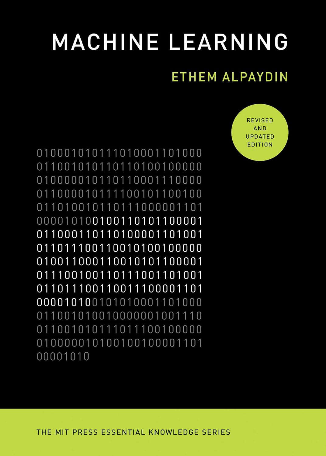 Machine Learning by Ethem Alpaydin book cover