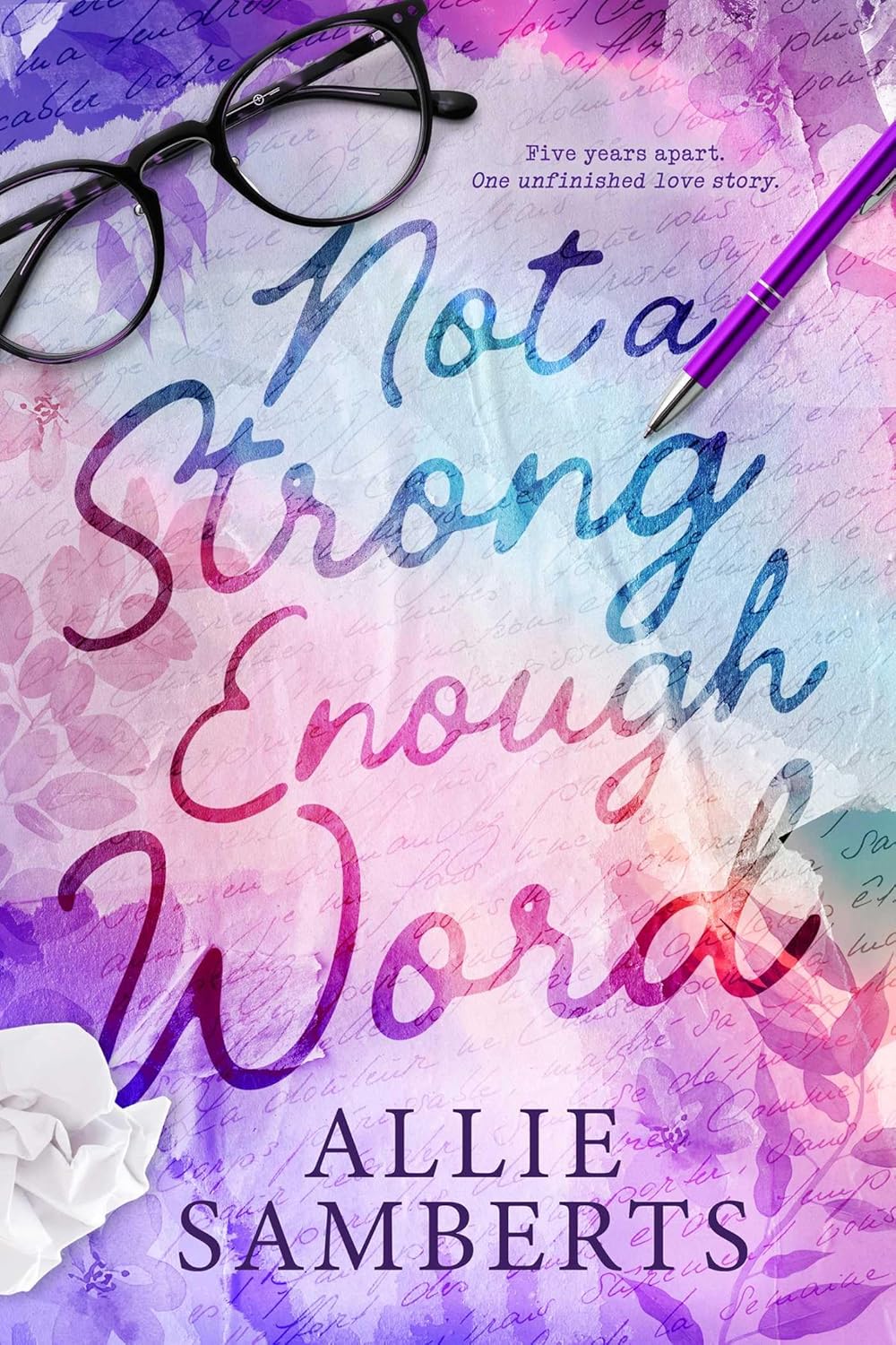 Not a Strong Enough Word by Allie Samberts book cover