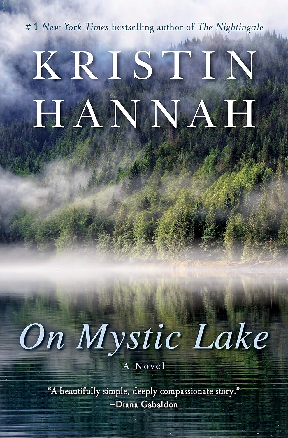 On Mystic Lake by Kristin Hannah book cover