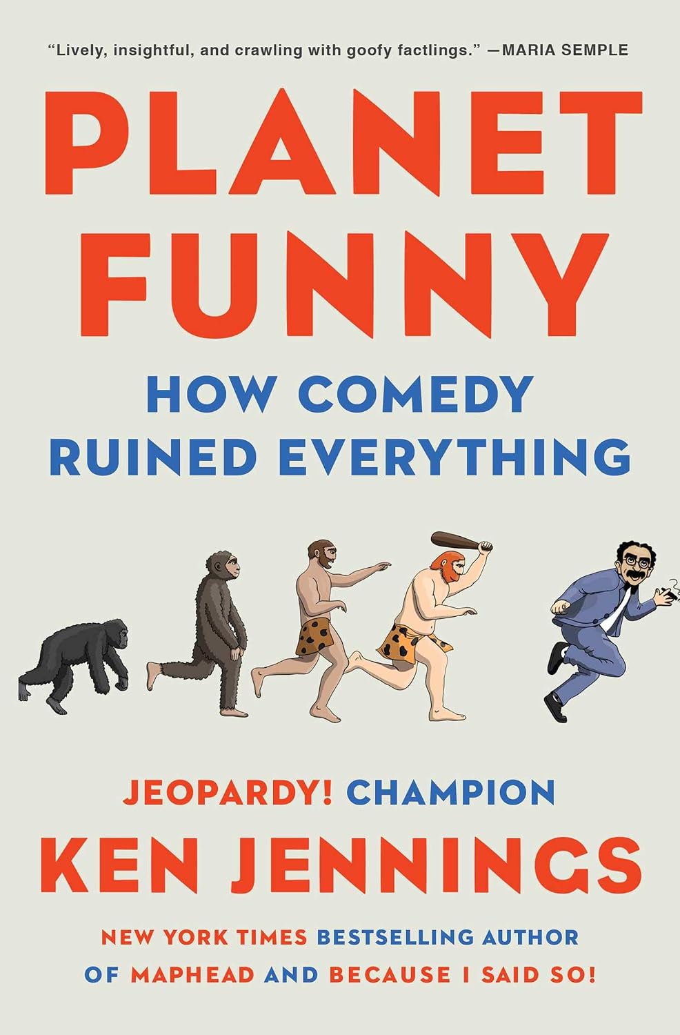 Planet Funny by Ken Jennings book cover