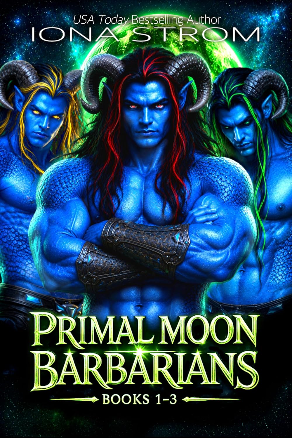 Primal Moon Barbarians: Books 1–3 by Iona Strom book cover