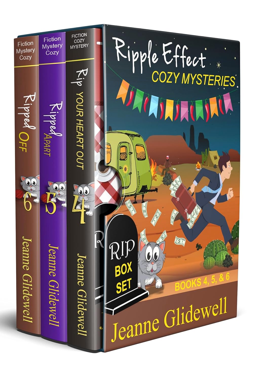 Ripple Effect Cozy Mysteries (Books 4–6) by Jeanne Glidewell book cover