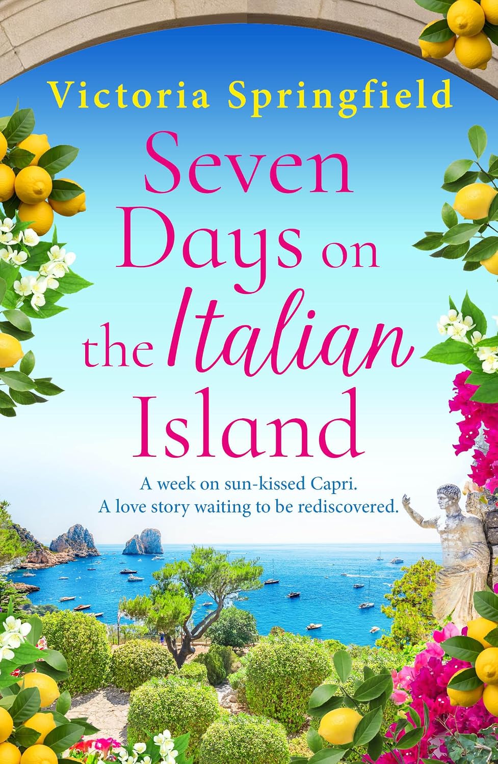 Seven Days on the Italian Island by Victoria Springfield book cover
