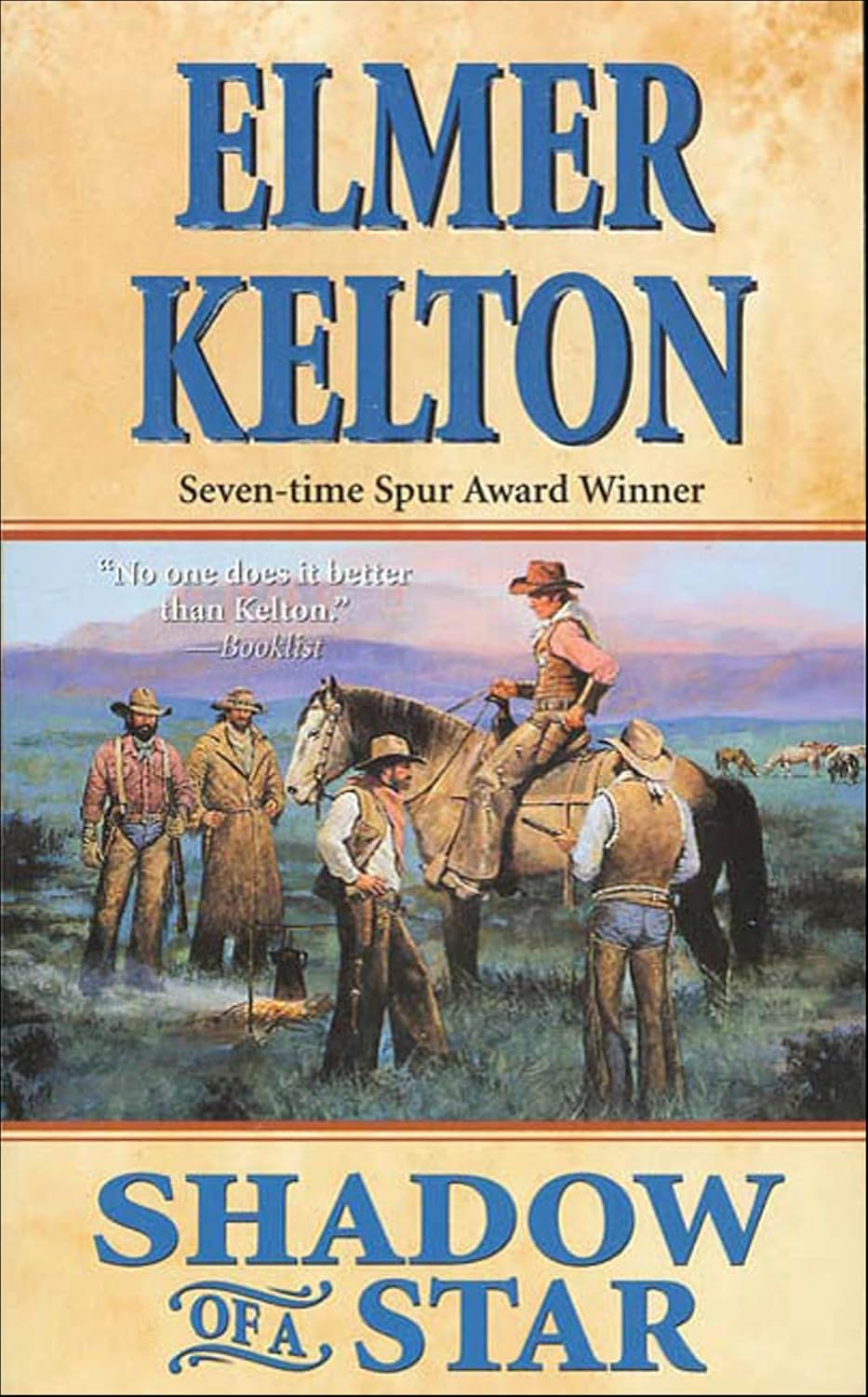 Shadow of a Star by Elmer Kelton book cover