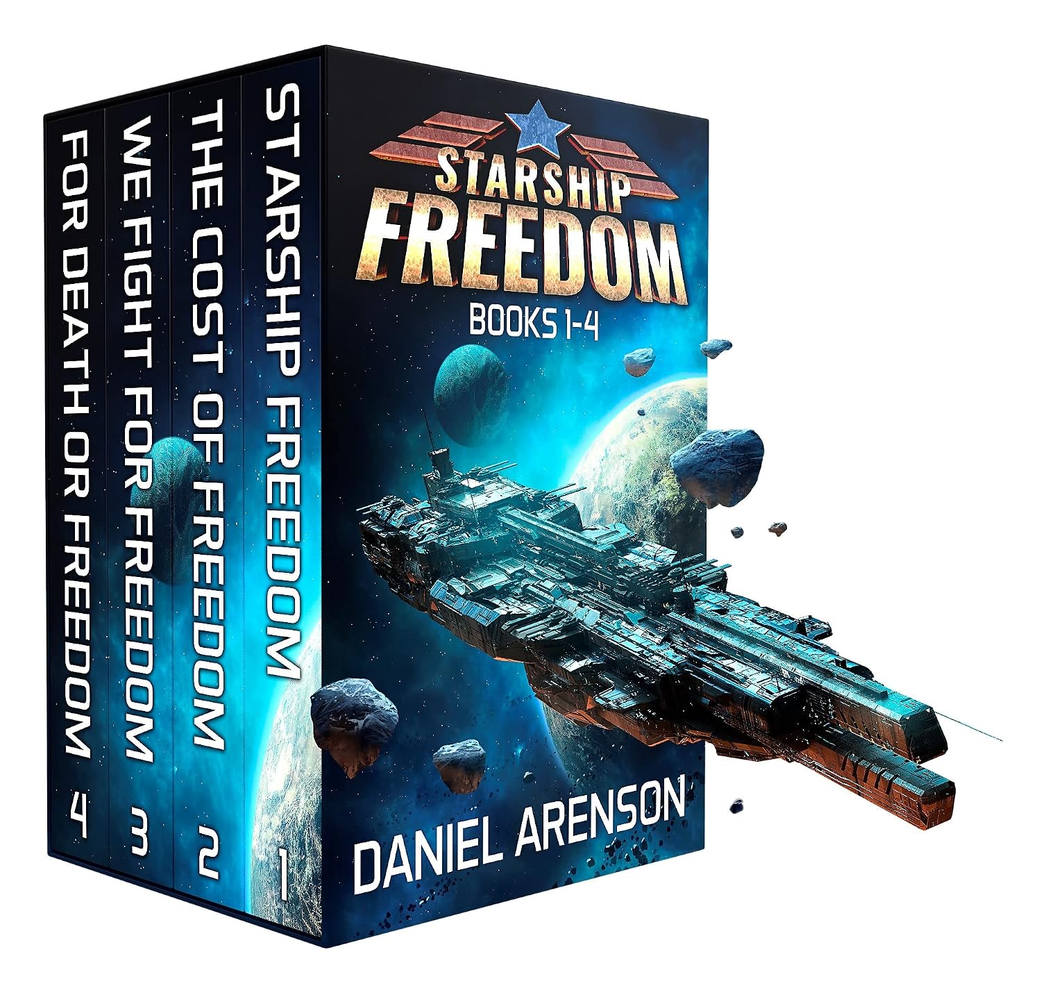 Starship Freedom (Books 1–4) by Daniel Arenson book cover