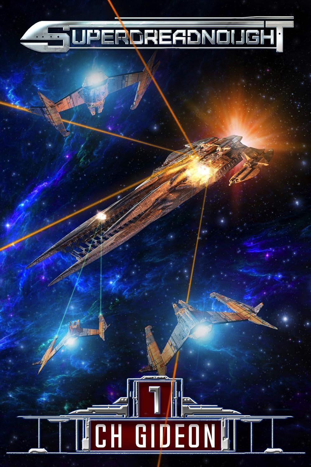 Superdreadnought 1 by CH Gideon book cover