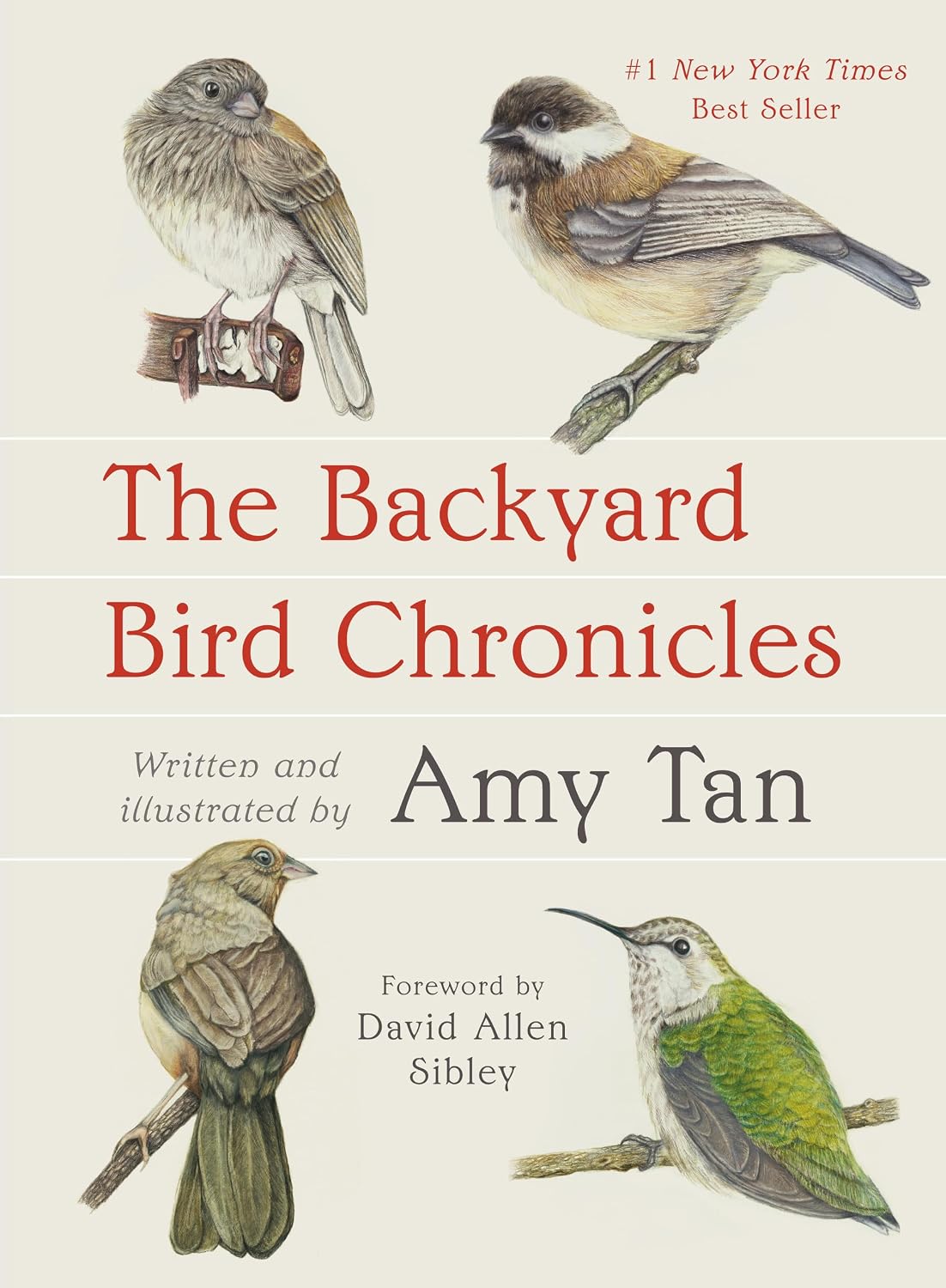 The Backyard Bird Chronicles by Amy Tan book cover