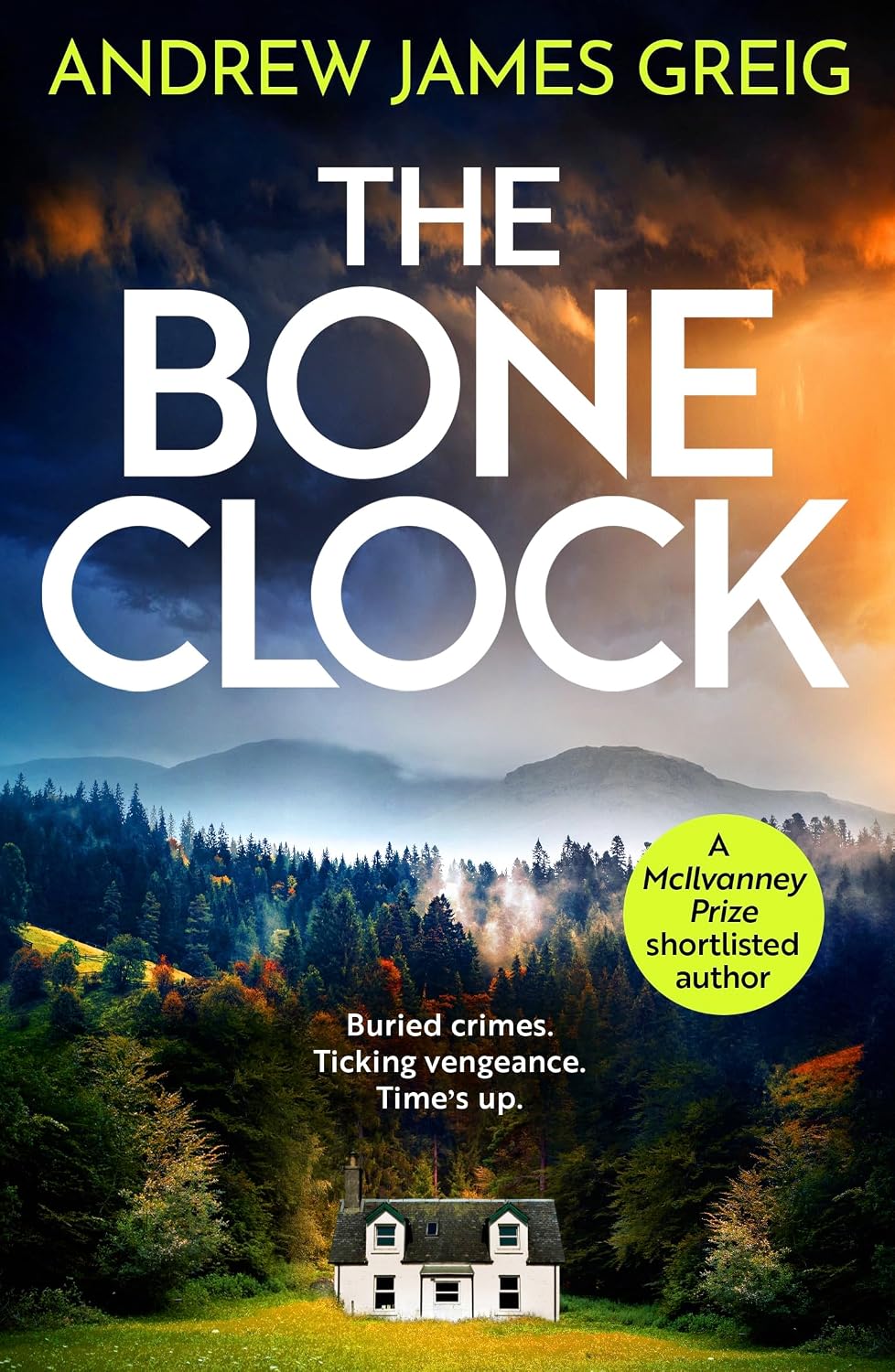 The Bone Clock by Andrew James Greig book cover