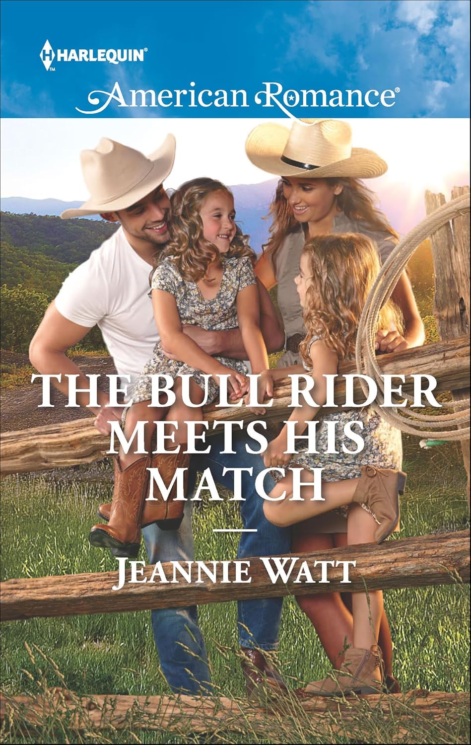 The Bull Rider Meets His Match by Jeannie Watt book cover