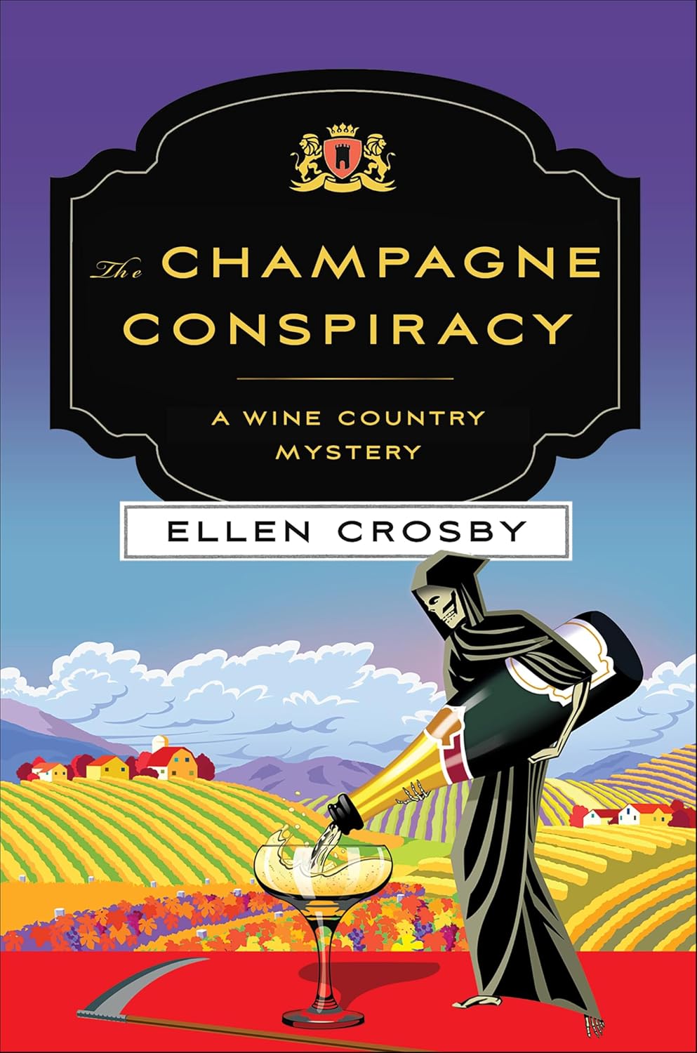 The Champagne Conspiracy by Ellen Crosby book cover