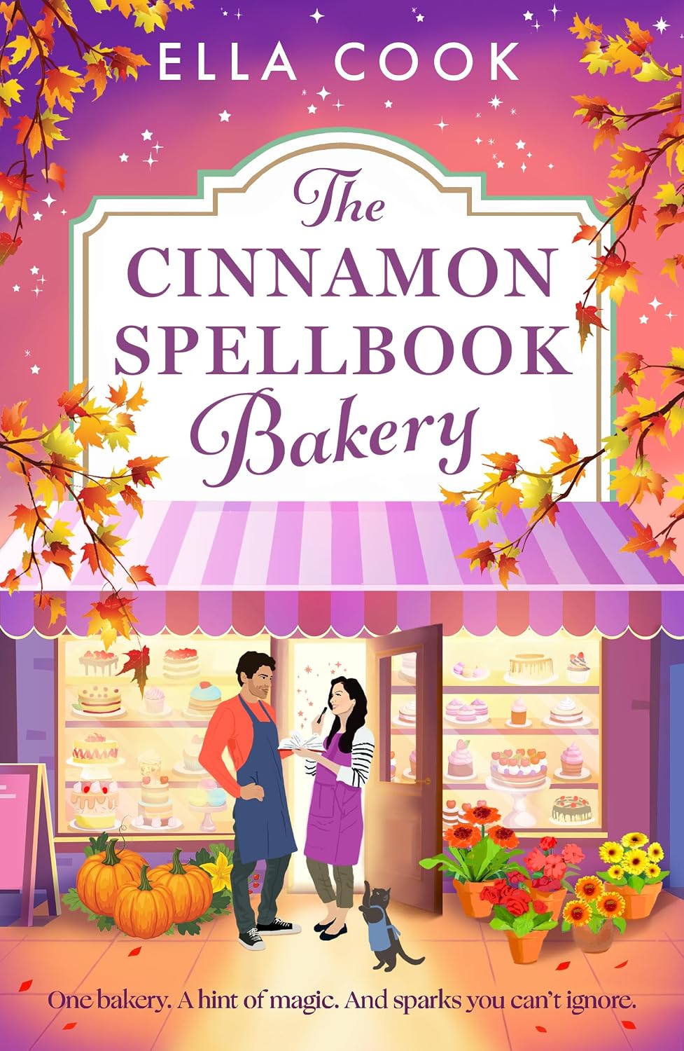 The Cinnamon Spellbook Bakery by Ella Cook book cover