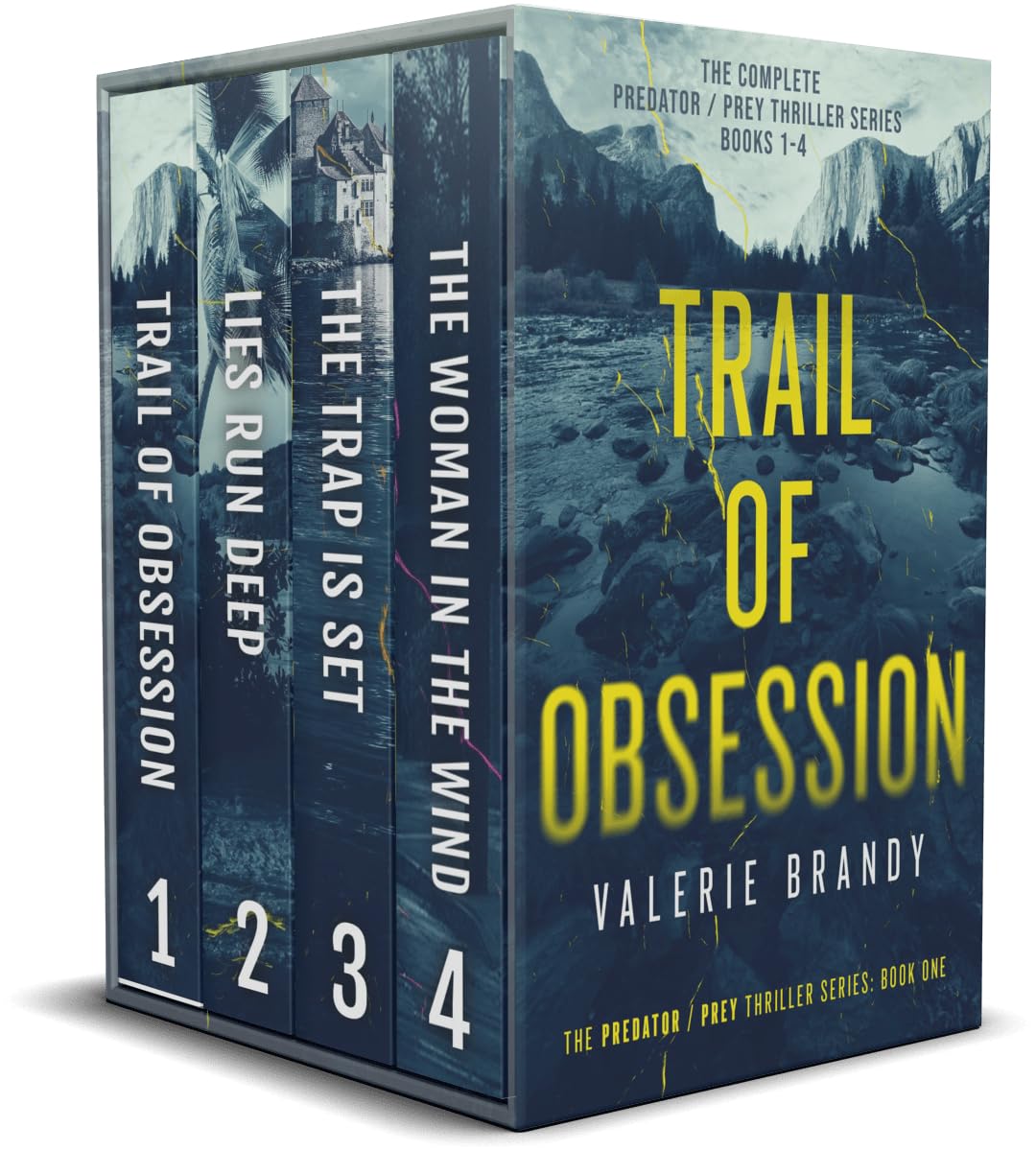 The Complete Predator/Prey Thriller Series (Books 1–4) by Valerie Brandy book cover