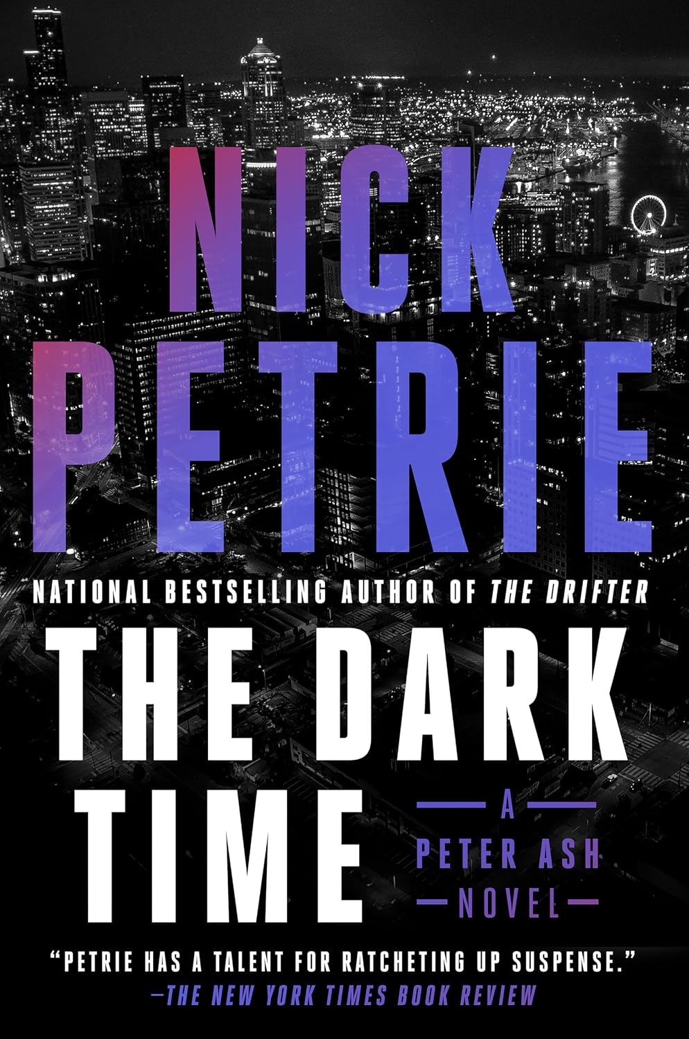 The Dark Time by Nick Petrie book cover