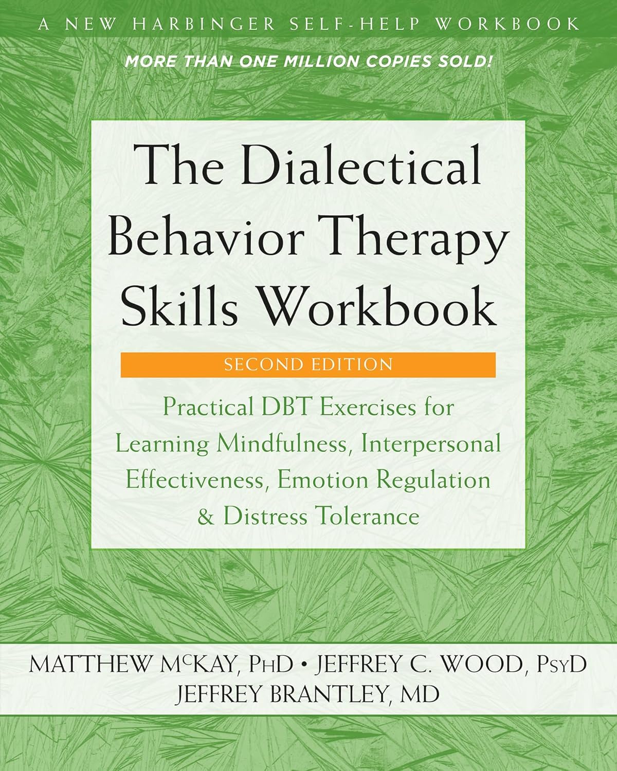 The Dialectical Behavior Therapy Skills Workbook by Matthew McKay book cover