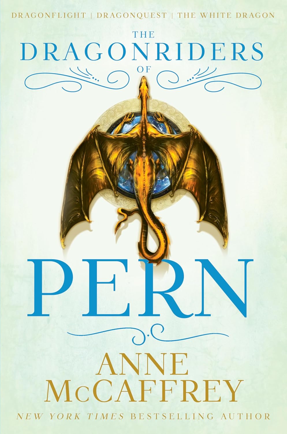 The Dragonriders of Pern by Anne McCaffrey book cover