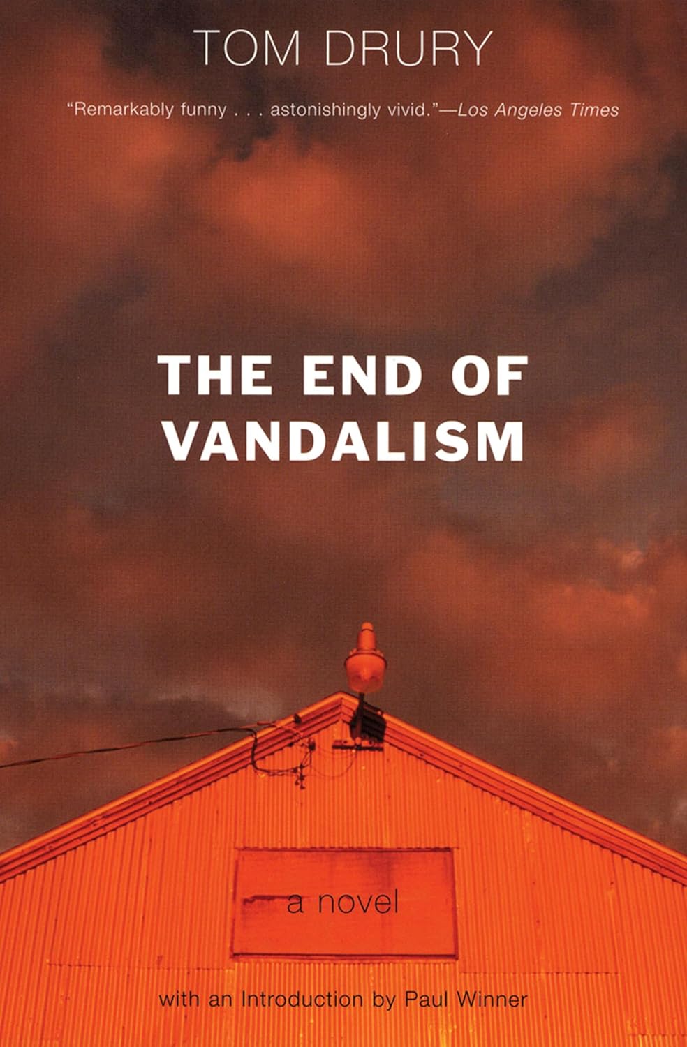 The End of Vandalism by Tom Drury book cover