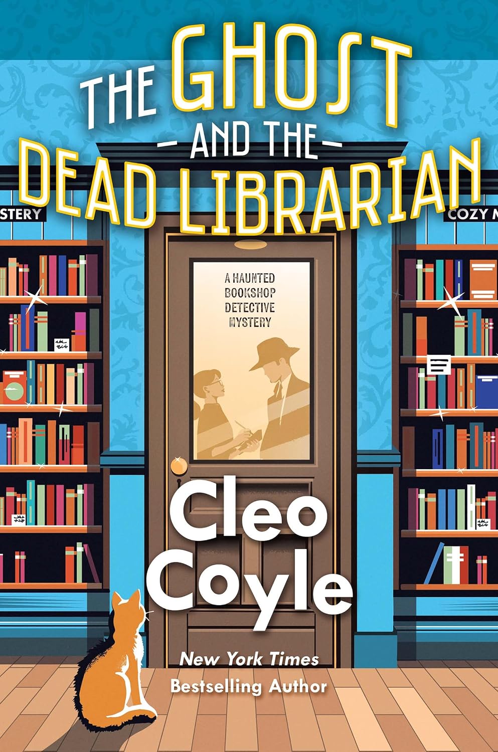 The Ghost and the Dead Librarian by Cleo Coyle book cover