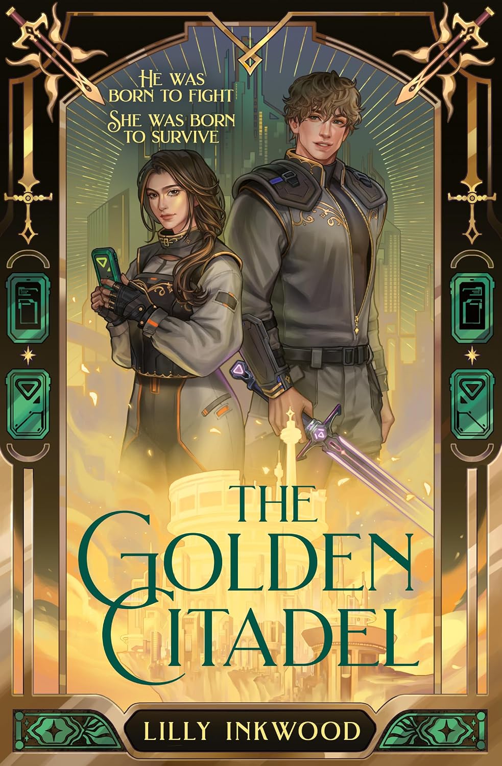 The Golden Citadel by Lilly Inkwood book cover
