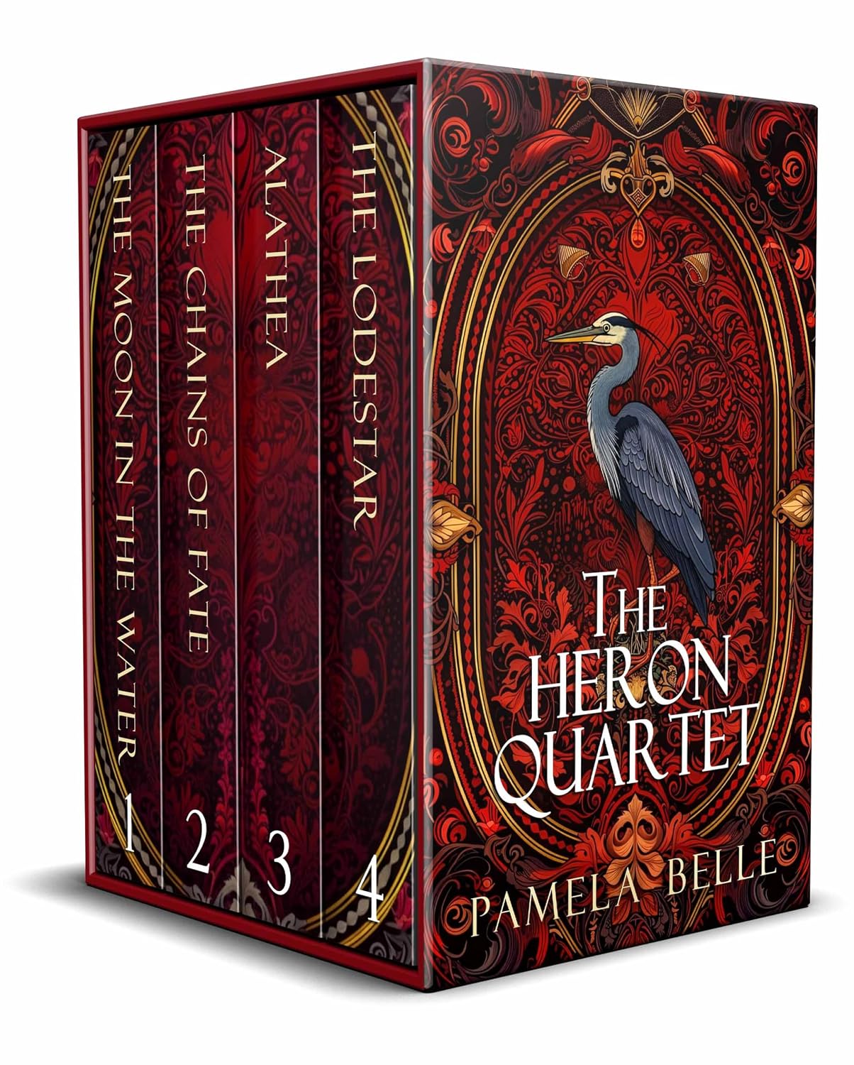 The Heron Quartet by Pamela Belle book cover