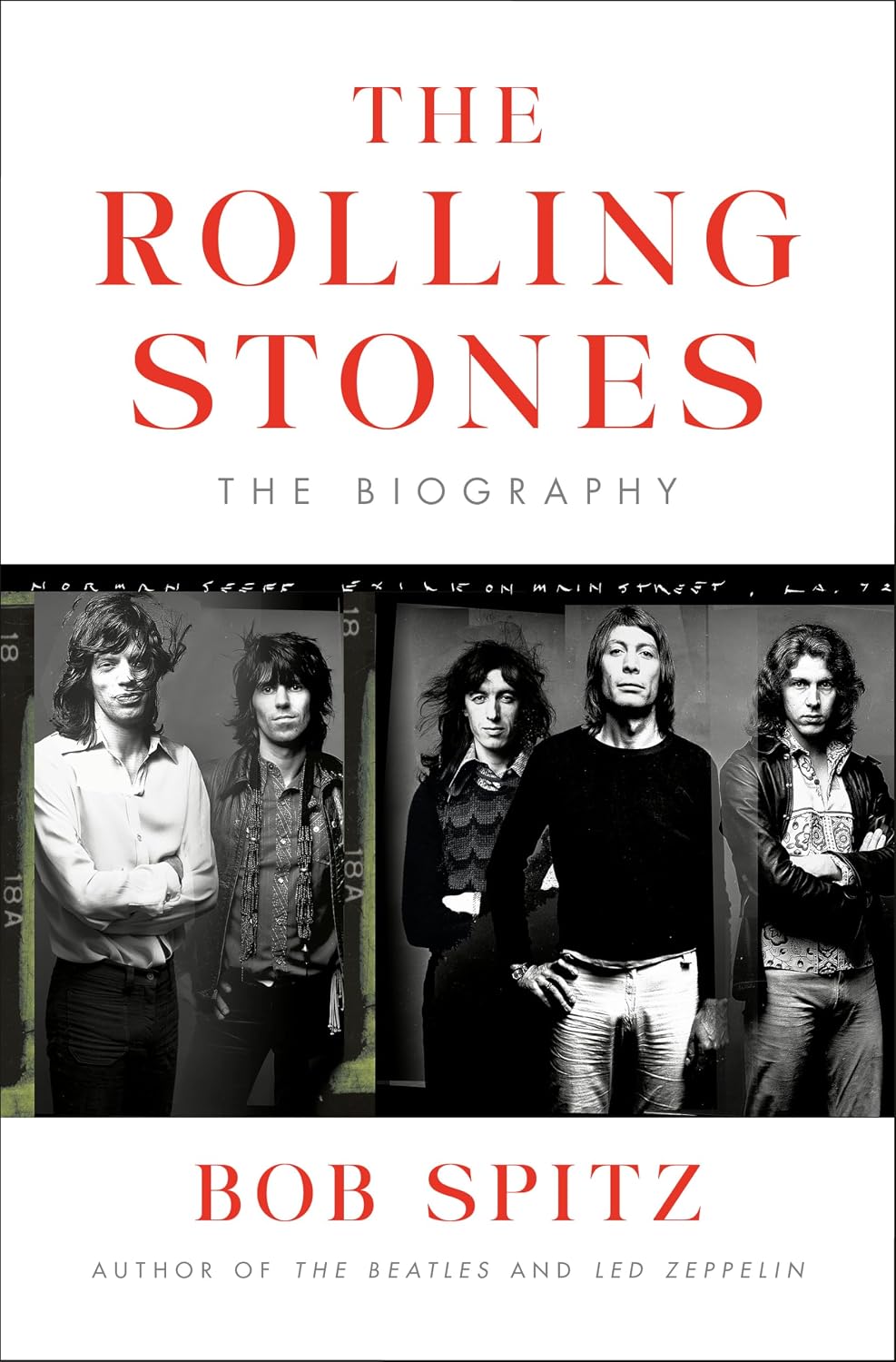 The Rolling Stones by Bob Spitz book cover