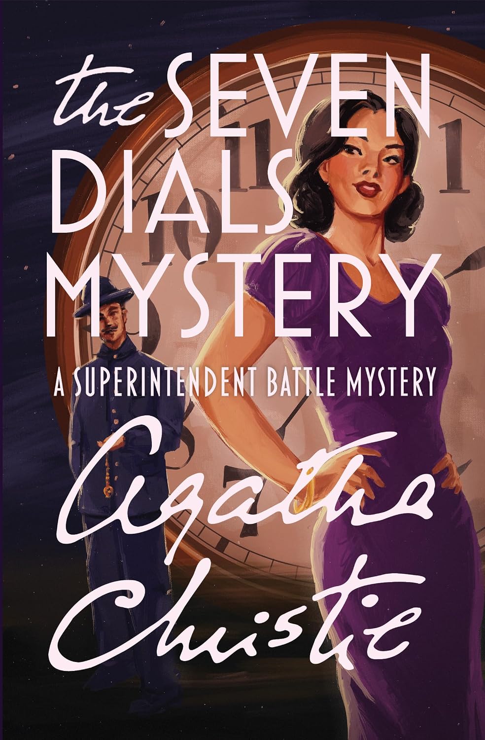 The Seven Dials Mystery by Agatha Christie book cover