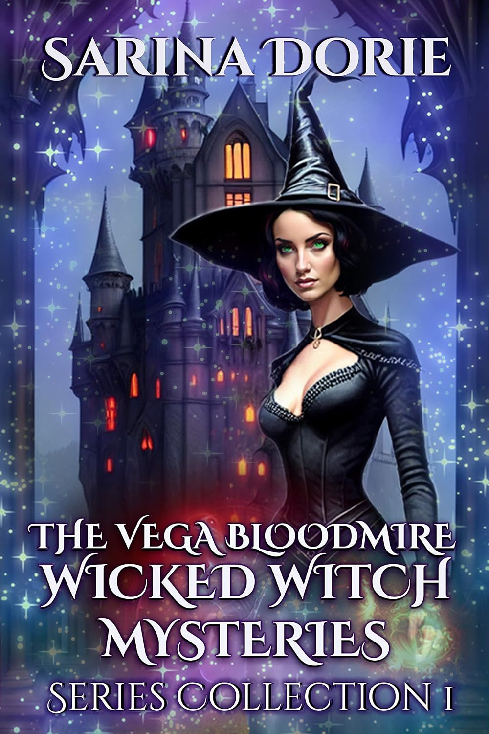 The Vega Bloodmire Wicked Witch Mysteries: Series (Collection 1) by Sarina Dorie book cover