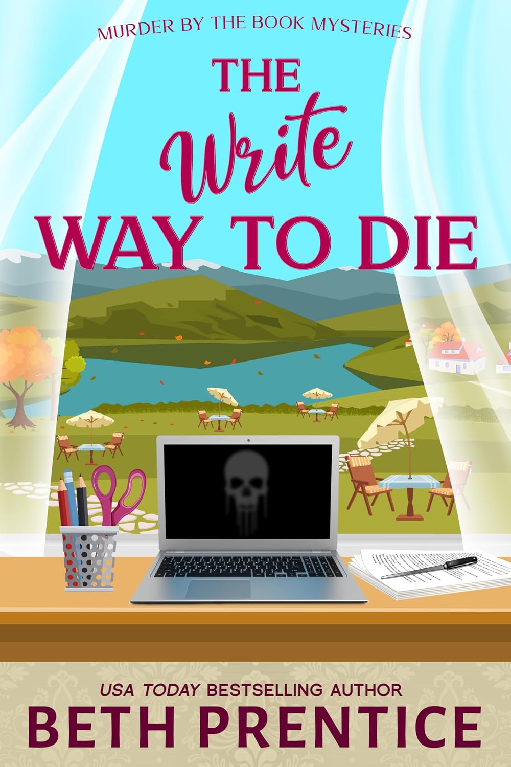 The Write Way to Die by Beth Prentice book cover