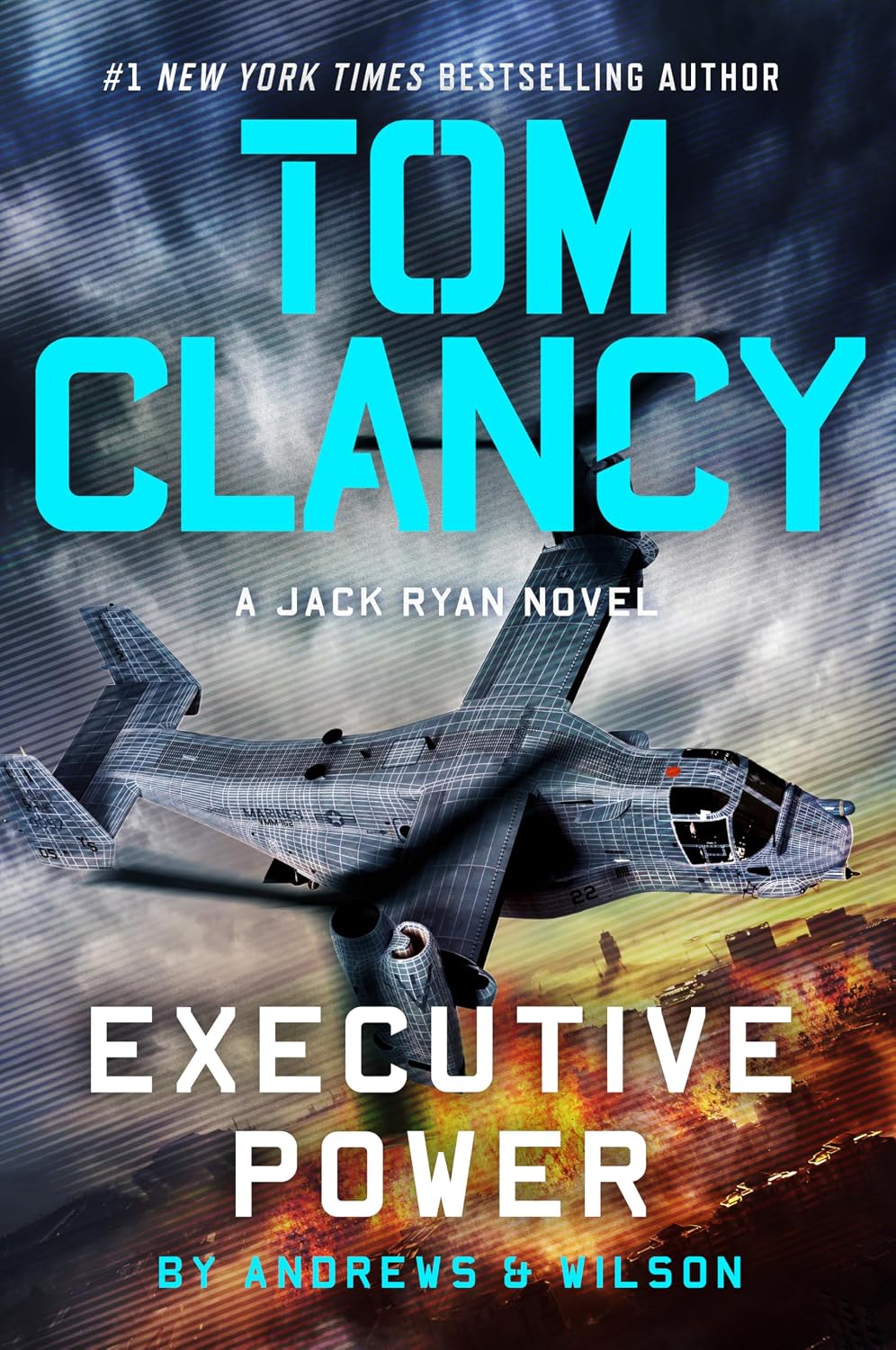 Tom Clancy: Executive Power by Brian Andrews book cover