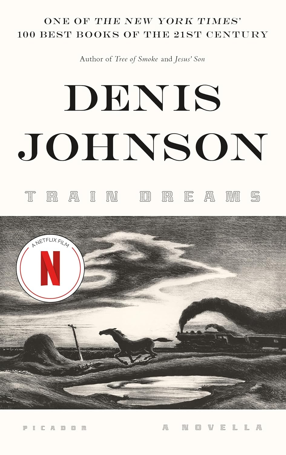 Train Dreams by Denis Johnson book cover