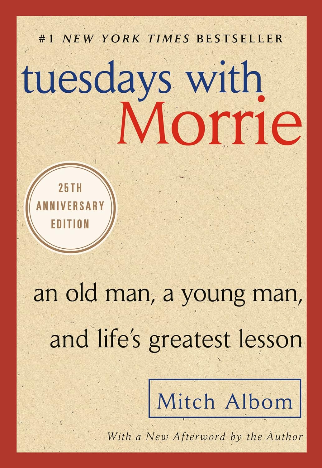Tuesdays with Morrie by Mitch Albom book cover