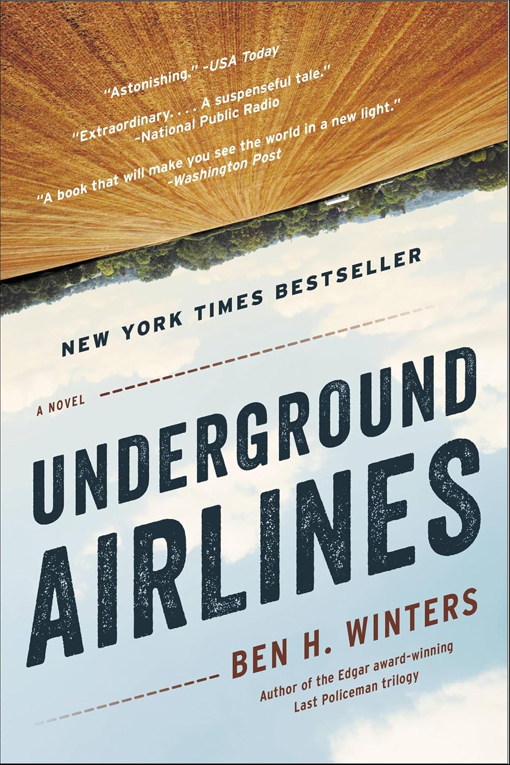 Underground Airlines by Ben H. Winters book cover